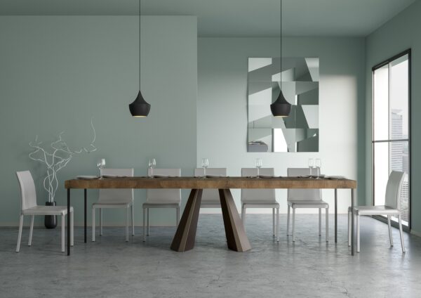 Consolle allungabile 90x40/300 cm Diamante Premium telaio Orso