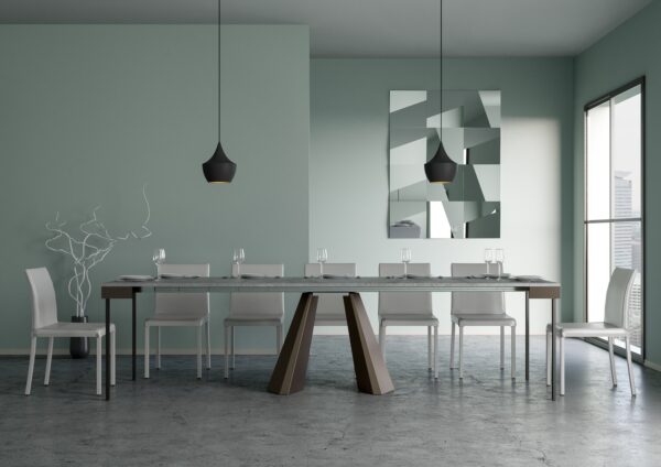 Consolle allungabile 90x40/300 cm Diamante Evolution telaio Orso
