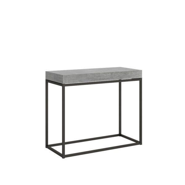 Consolle allungabile 90x40/300 cm Nordica Premium telaio Antracite
