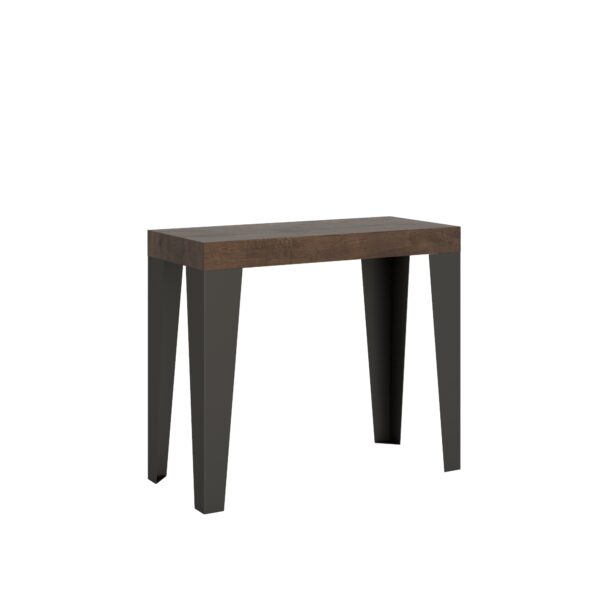 Consolle allungabile 90x40/196 cm Flame Small Premium telaio Antracite