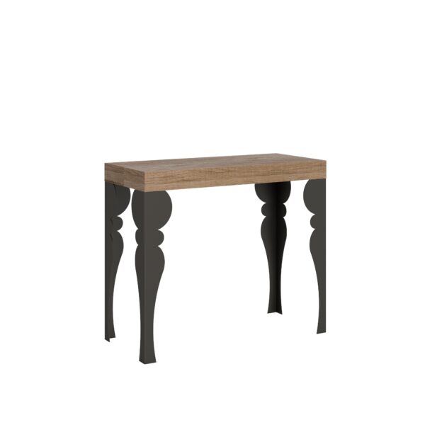 Consolle allungabile 90x40/196 cm Paxon Small Premium telaio Antracite