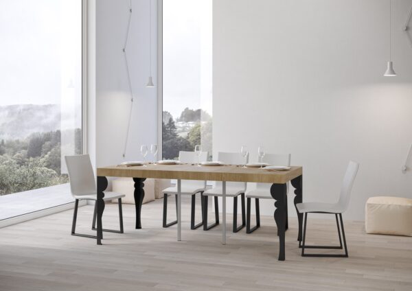 Consolle allungabile 90x40/196 cm Paxon Small Premium telaio Antracite