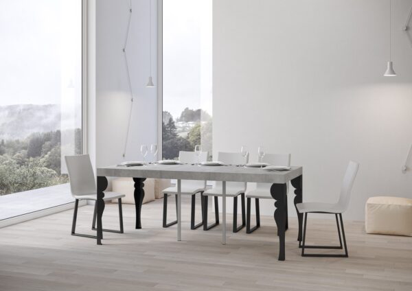 Consolle allungabile 90x40/196 cm Paxon Small Premium telaio Antracite