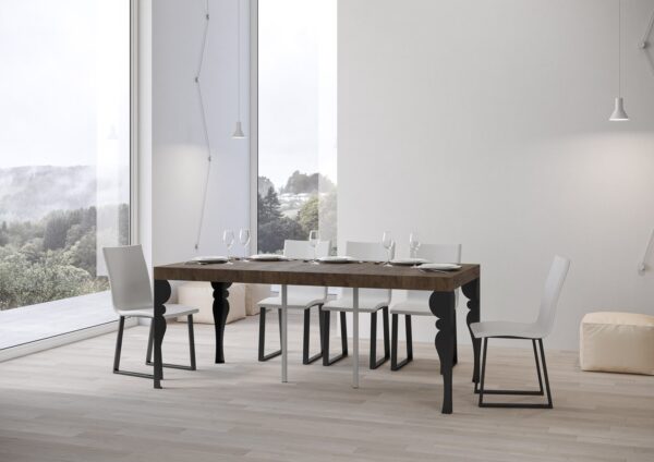 Consolle allungabile 90x40/300 cm Paxon Premium telaio Antracite