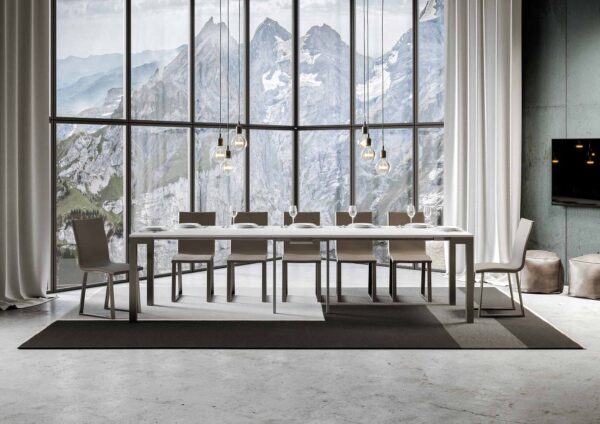 Consolle allungabile 90x40/300 cm Everyday Evolution telaio Antracite