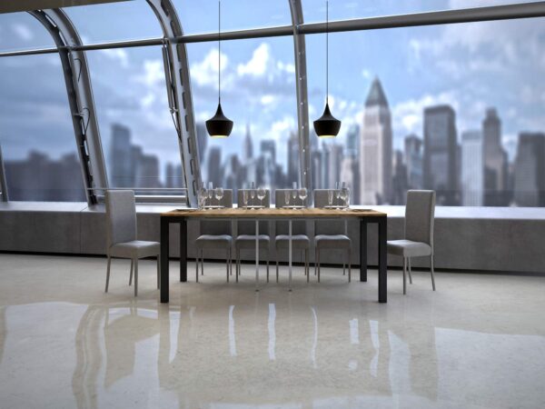 Consolle allungabile 90x40/300 cm Everyday Evolution telaio Antracite