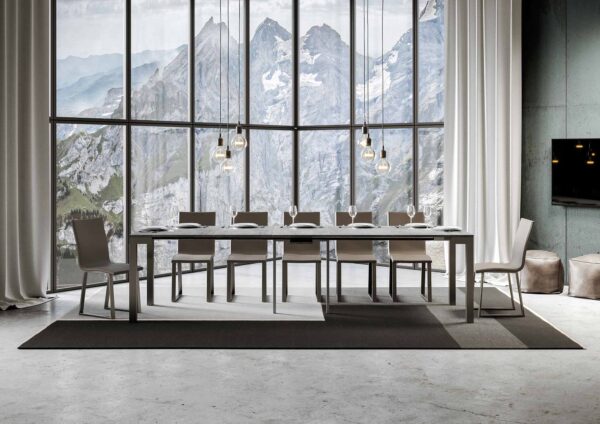 Consolle allungabile 90x40/300 cm Everyday Evolution telaio Antracite
