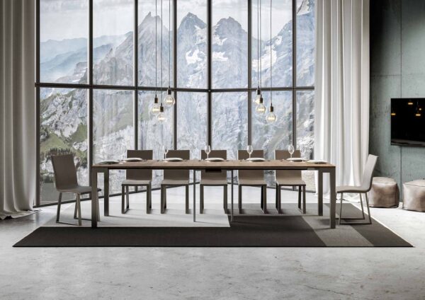 Consolle allungabile 90x40/300 cm Everyday Evolution telaio Antracite