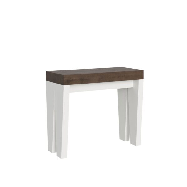 Consolle allungabile 90x40/196 cm Spimbo Mix Small piano Bianco Frassino