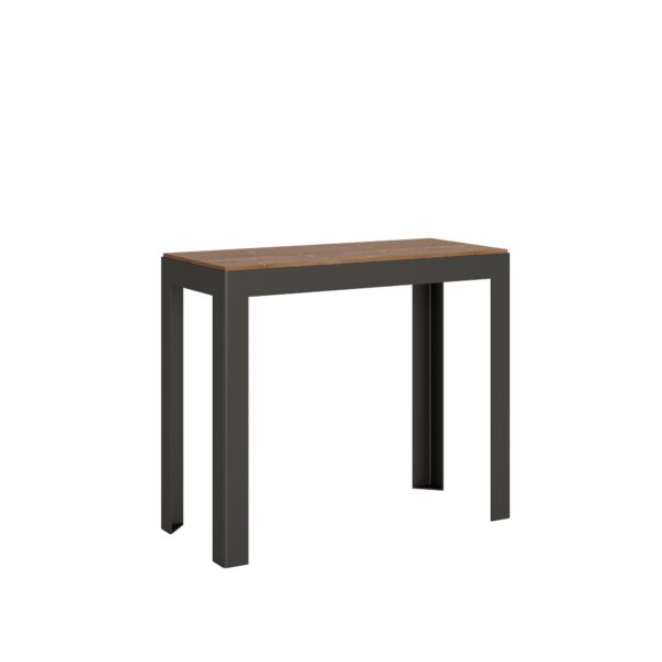 Consolle allungabile 90x40/190 cm Azalea Small telaio Antracite