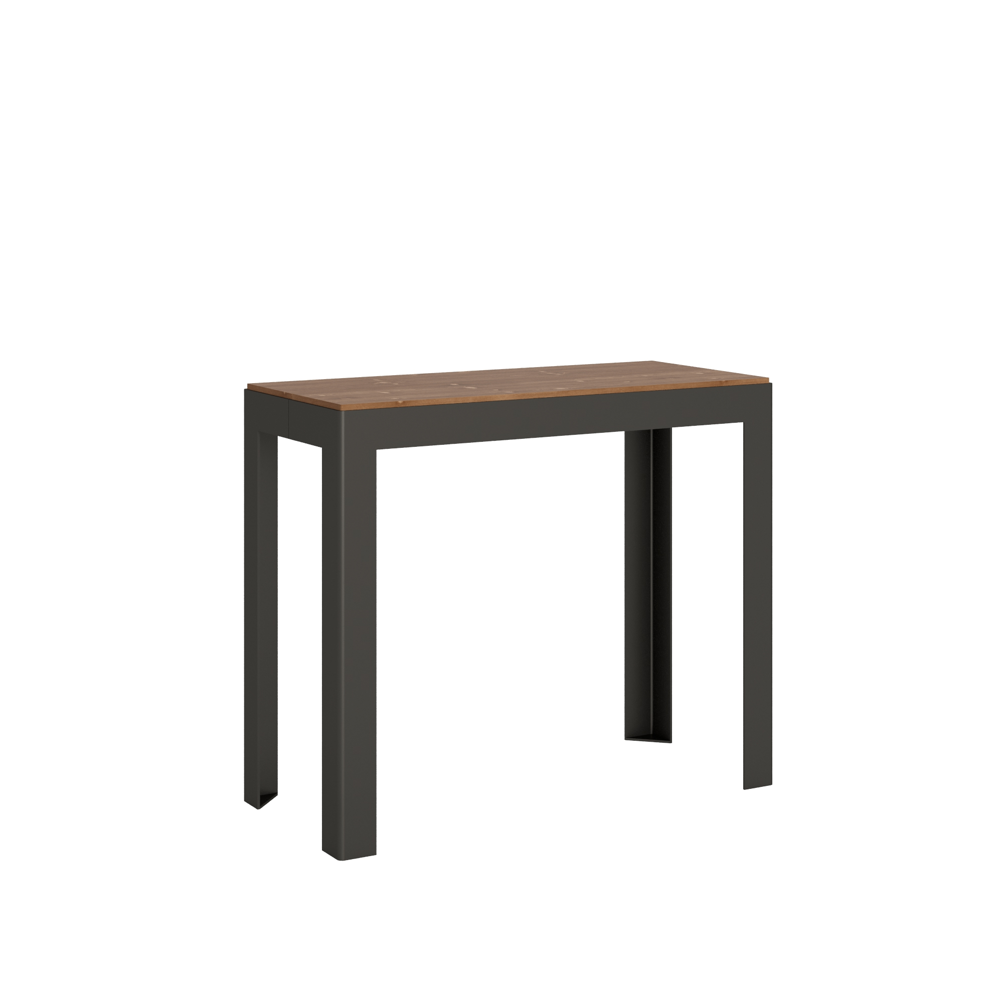 Consolle allungabile 90x40/190 cm Azalea Small telaio Antracite