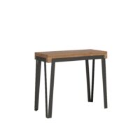 Consolle allungabile 90x40/190 cm Dalia Small Premium telaio Antracite
