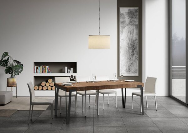 Consolle allungabile 90x40/290 cm Dalia telaio Antracite