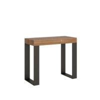 Consolle allungabile 90x40/190 cm Orchidea Small Premium telaio Antracite