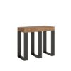 Consolle allungabile 90x40/190 cm Primula Small telaio Antracite