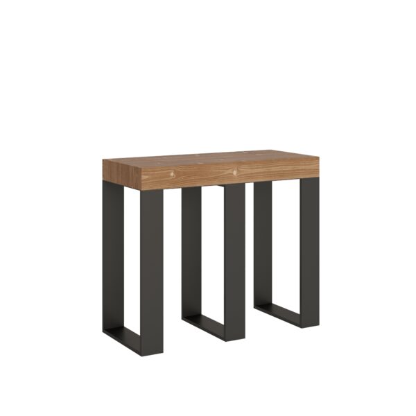 Consolle allungabile 90x40/190 cm Primula Small telaio Antracite