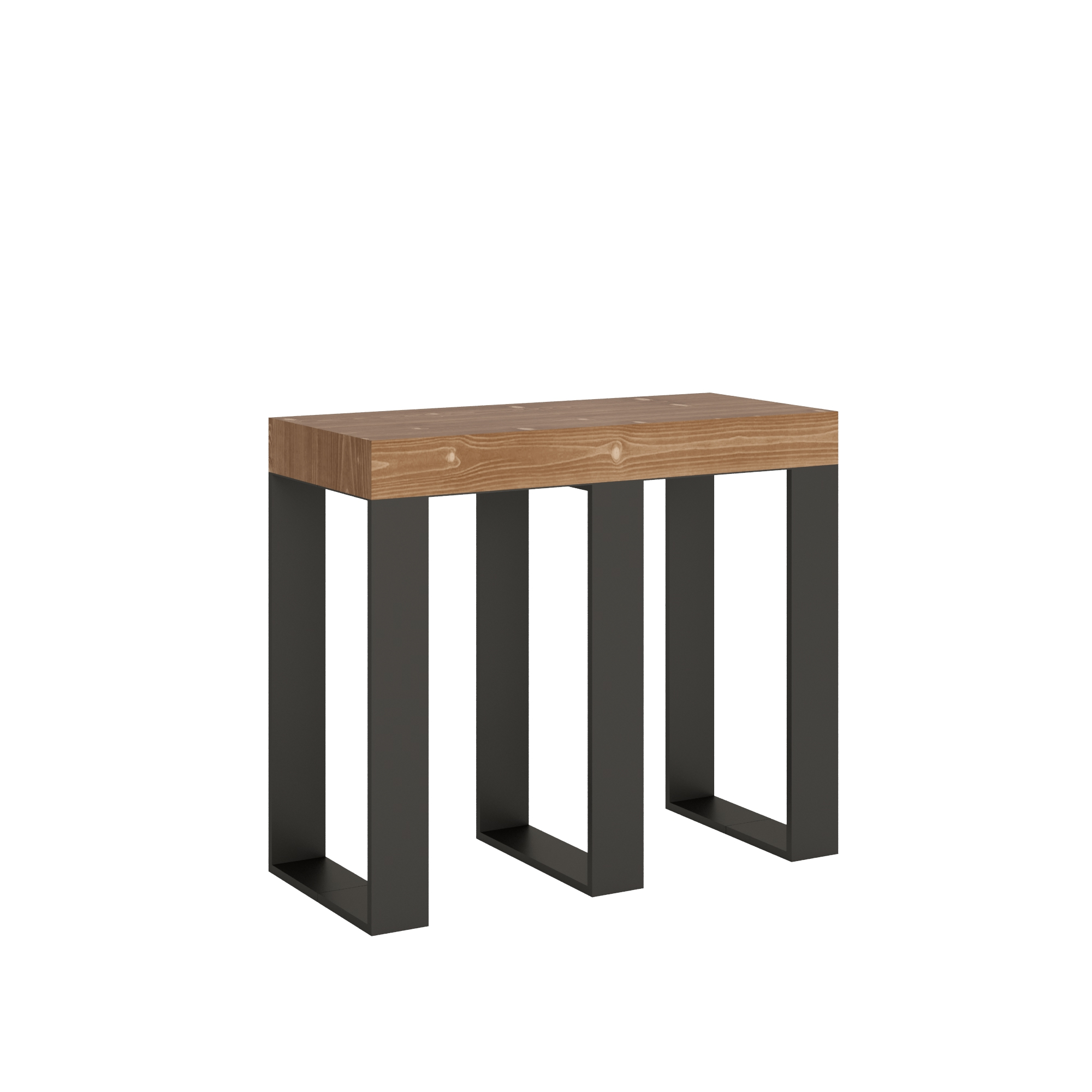 Consolle allungabile 90x40/190 cm Primula Small telaio Antracite