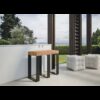 Consolle allungabile 90x40/190 cm Primula Small telaio Antracite