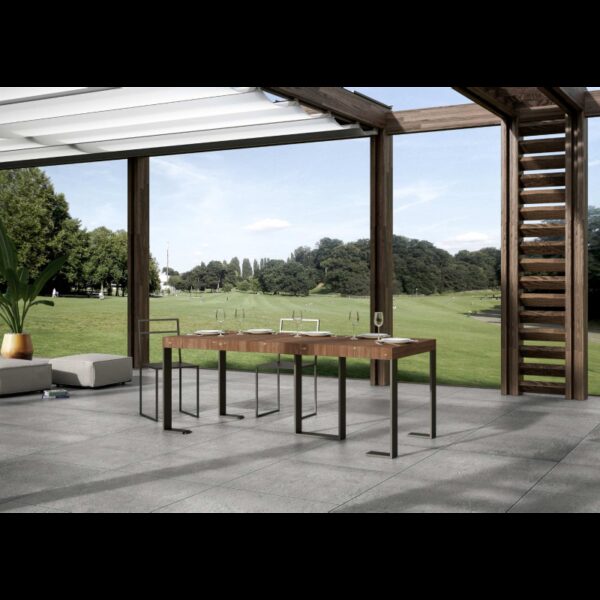 Consolle allungabile 90x40/190 cm Primula Small Premium telaio Antracite