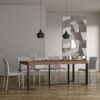 Consolle allungabile 90x40/190 cm Viola Small telaio Antracite