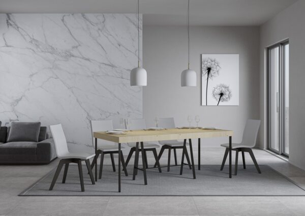 Consolle allungabile 90x40/190 cm Iris Small Premium telaio Antracite