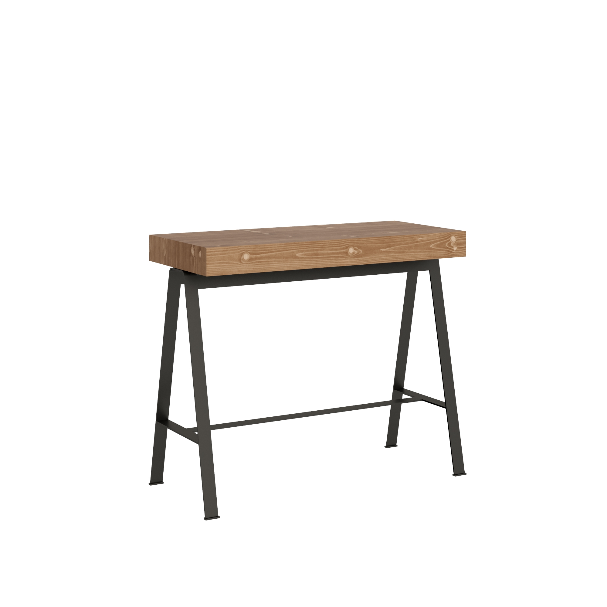 Consolle allungabile 90x40/290 cm Iris telaio Antracite