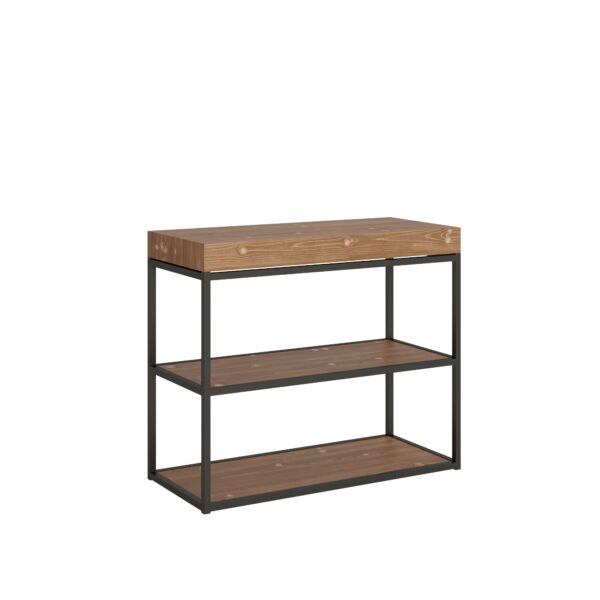 Consolle allungabile 90x40/190 cm Camelia Small telaio Antracite