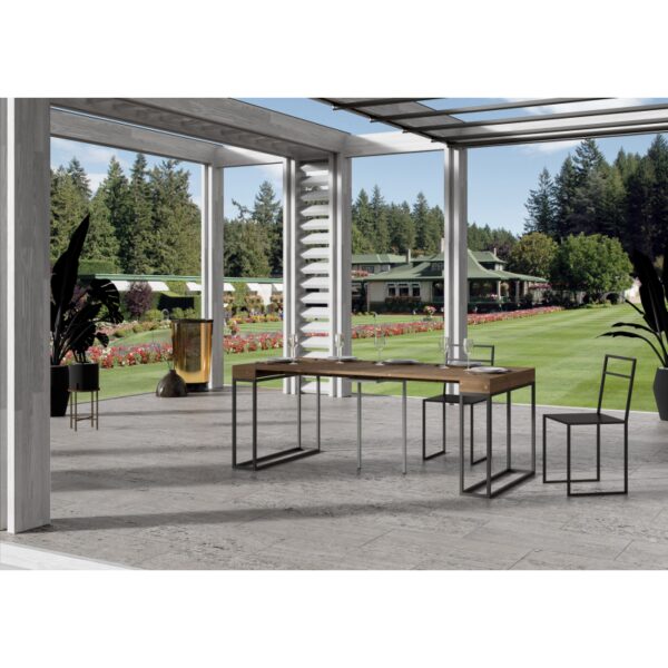 Consolle allungabile 90x40/190 cm Melissa Small telaio Antracite