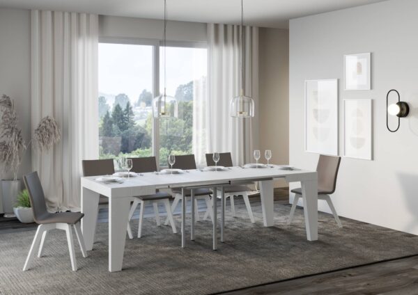 Tavolo allungabile 90x90/246 cm Naxy