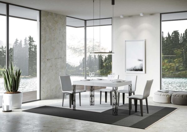 Tavolo allungabile 90x120/224 cm Ghibli telaio Antracite