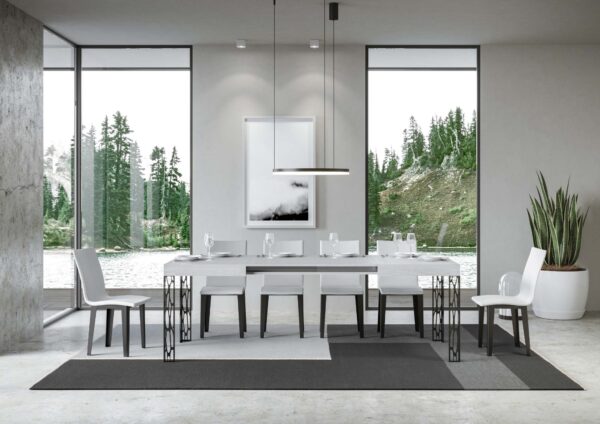 Tavolo allungabile 90x120/224 cm Ghibli telaio Antracite