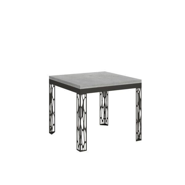 Tavolo apribile 90x90/180 cm Ghibli Libra telaio Antracite