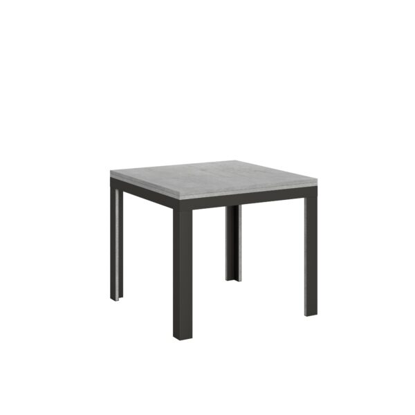 Tavolo apribile 90x90/180 cm Linea Libra telaio Antracite