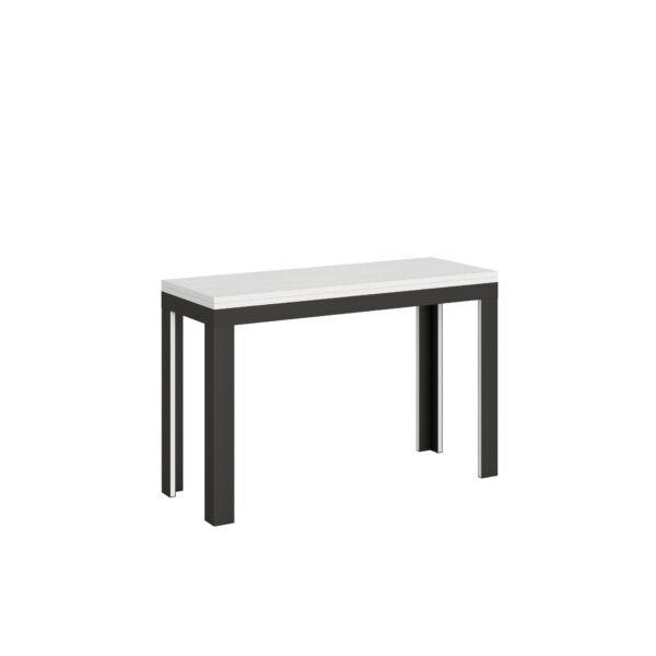 Tavolo apribile 120x45/90 cm Linea Double telaio Antracite