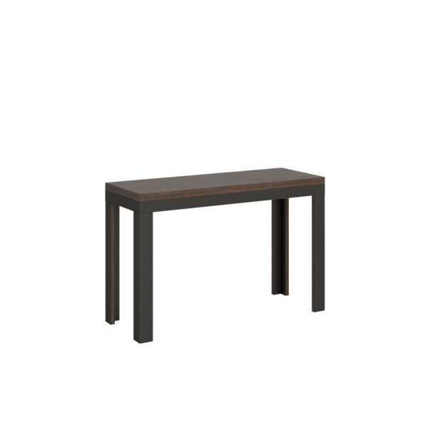 Tavolo apribile 120x45/90 cm Linea Double telaio Antracite