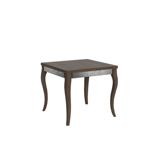 Tavolo apribile 90x90/180 cm Olanda Librox telaio Grigio