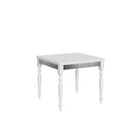 Tavolo apribile 90x90/180 cm Romagna Librox telaio Grigio
