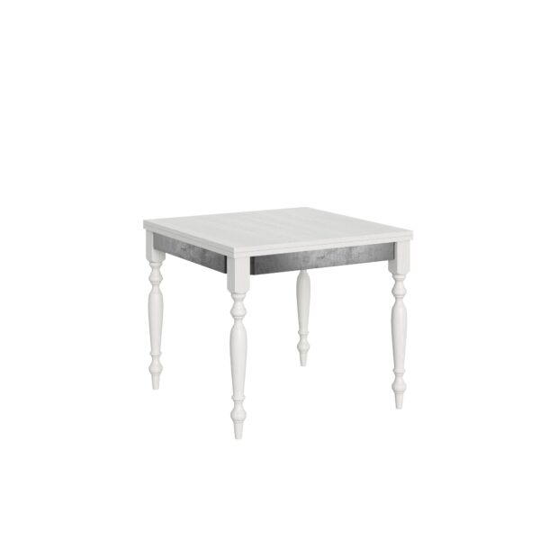Tavolo apribile 90x90/180 cm Romagna Librox telaio Grigio
