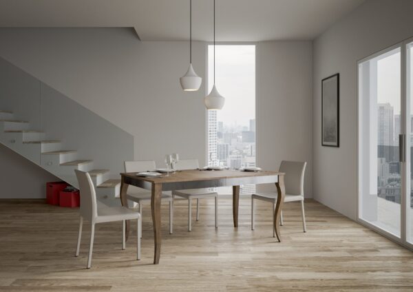 Tavolo allungabile 90x180/284 cm Olanda Iron telaio Grigio
