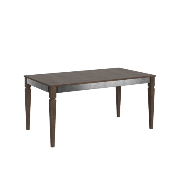 Tavolo allungabile 90x160/264 cm Impero Iron telaio Grigio