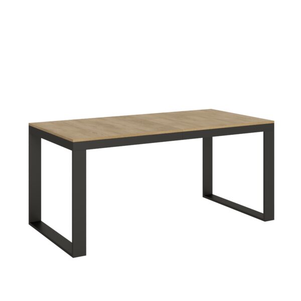 Tavolo allungabile 90x180/440 cm Tecno Evolution telaio Antracite