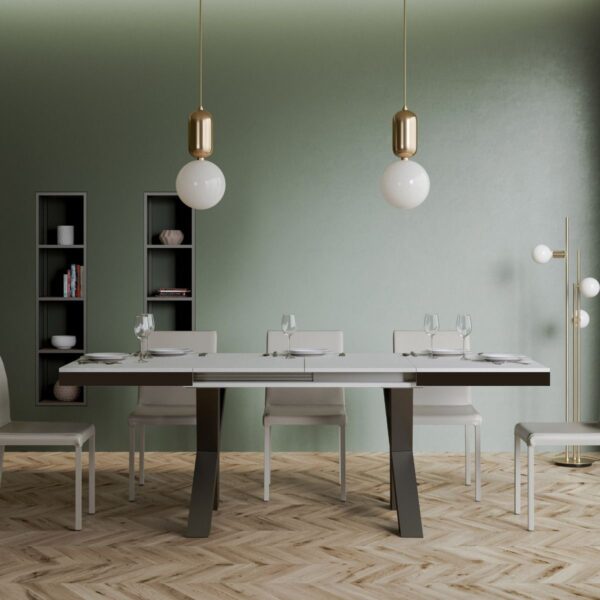 Tavolo allungabile 90x180/284 cm Traffic Evolution telaio Antracite