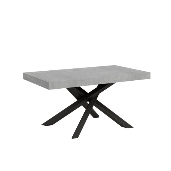 Tavolo allungabile 90x160/264 cm Volantis telaio Antracite