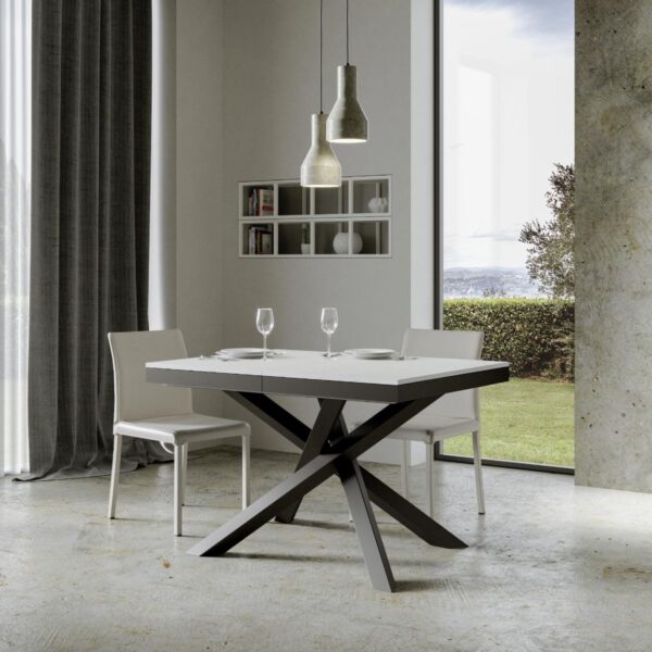 Tavolo allungabile 90x120/224 cm Volantis Evolution telaio Antracite