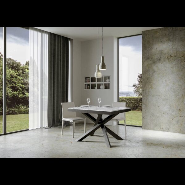 Tavolo allungabile 90x120/224 cm Volantis Evolution telaio Antracite