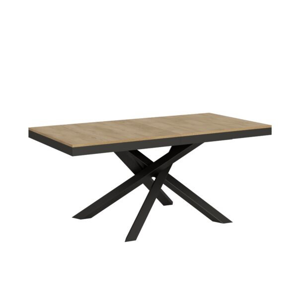 Tavolo allungabile 90x180/440 cm Volantis Evolution telaio Antracite