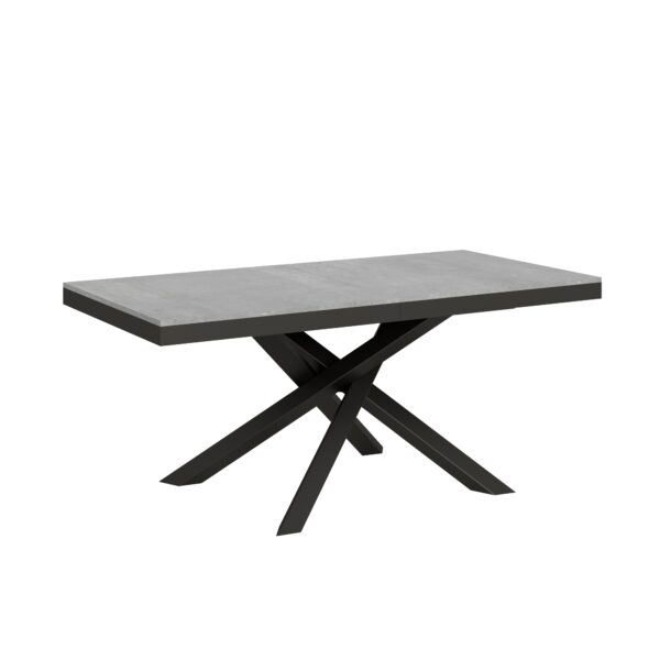 Tavolo allungabile 90x180/440 cm Volantis Evolution telaio Antracite