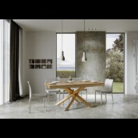 Tavolo allungabile 90x180/440 cm Volantis Evolution telaio Oro