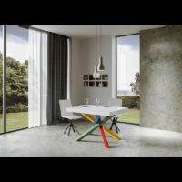 Tavolo allungabile 90x130/234 cm Volantis telaio Multicolor