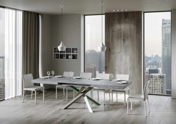 Tavolo allungabile 90x160/264 cm Volantis telaio gambe 4 colori (A)